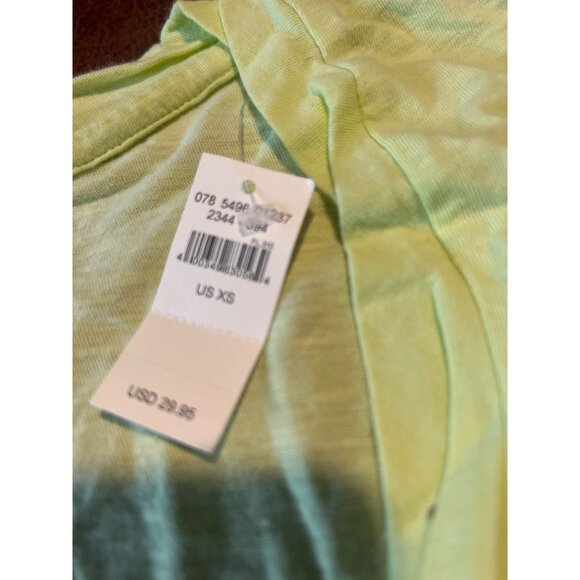 Aerie NWOT boyfriend rope voop tee SIZE XS Green Sleeveless Cotton Top - Picture 7 of 8